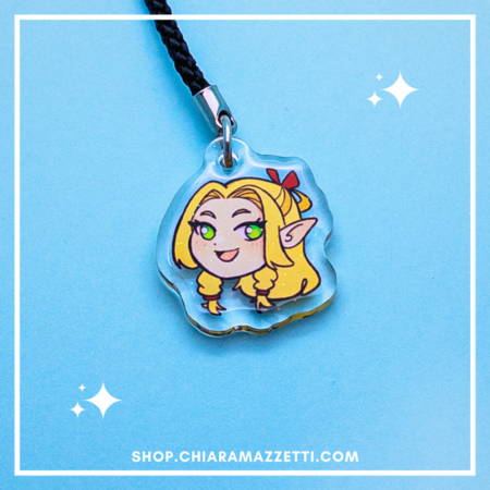 Marcille acrylic charm