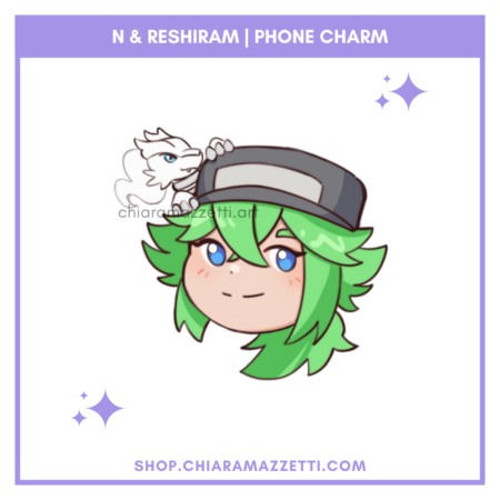 N & Reshiram | Acrylic Charm [PREORDER]