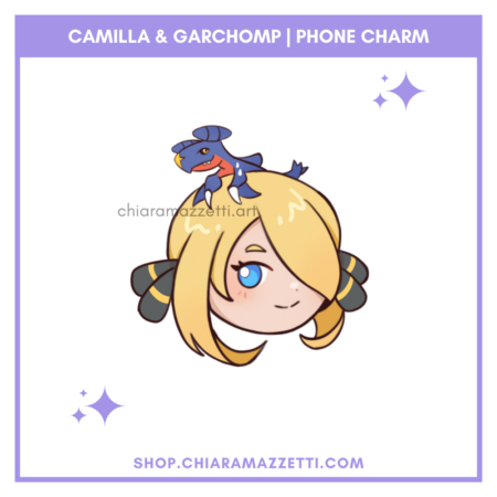 Camilla & Garchomp | Acrylic Charm [PREORDER]