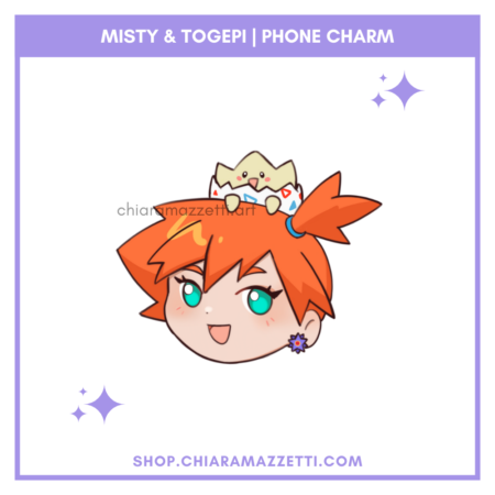 Misty & Togepi | Acrylic Charm [PREORDER]